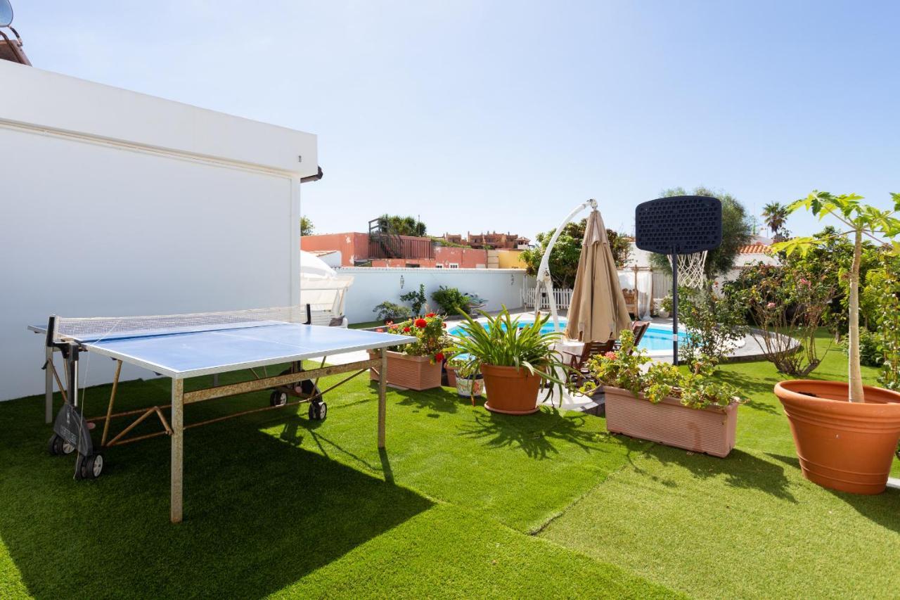 Bungalow Palm Mar With Pool And Garden Arona  Exterior photo